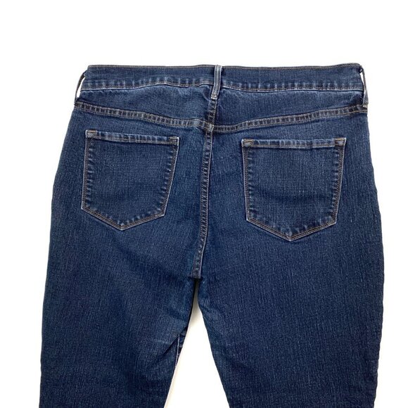 Old Navy Original Mid Rise Skinny Women's size 14P Dark Wash Blue Denim jeans - Picture 4 of 4